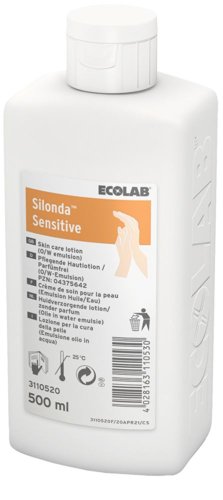 Ecolab Silonda™ Sensitive Hautpflegelotion 500 ml Spenderflasche