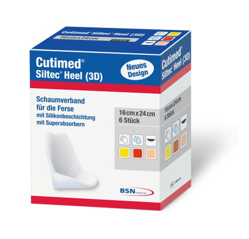essity 3D Schaumverband Cutimed® Siltec® Heel 