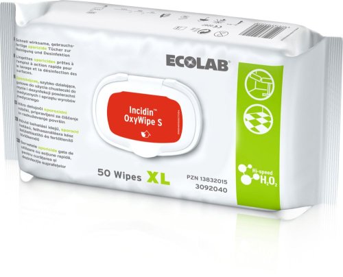 Ecolab Incidin™ OxyWipe S Desinfektionstücher 