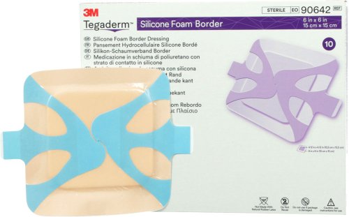 3M™  Tegaderm™  Silicone Foam Border 