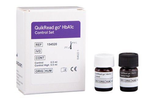 Aidian QuikRead go HbA1c Kontrolllösung Set 