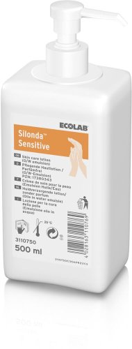 Ecolab Silonda™ Sensitive Hautpflegelotion 500 ml Spenderflasche mit Pumpe