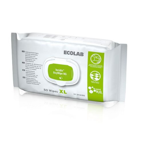Ecolab Incidin™ OxyWipe NG Desinfektionstücher 