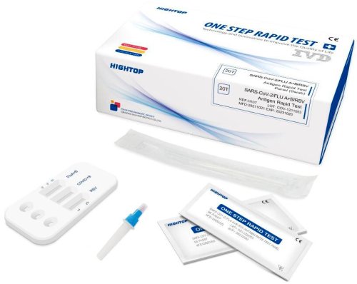 HighTop Combo 4in1 Antigen Profi-Schnelltest Covid-19, RSV, Influenza A/B 