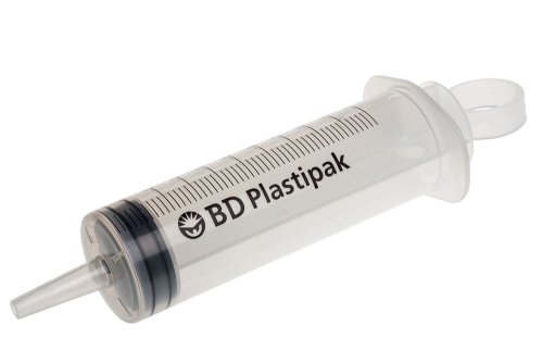 BD Plastipak™ Wund- und Blasenspritze 100 ml unterteilt in 2 ml