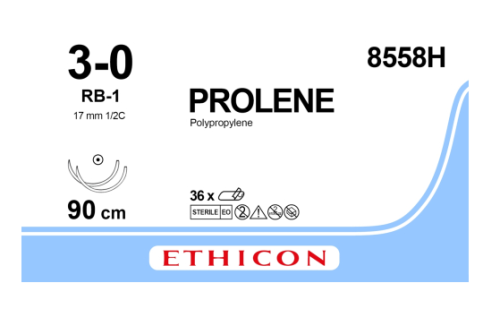 Ethicon Prolene 3-0 blau monofi 