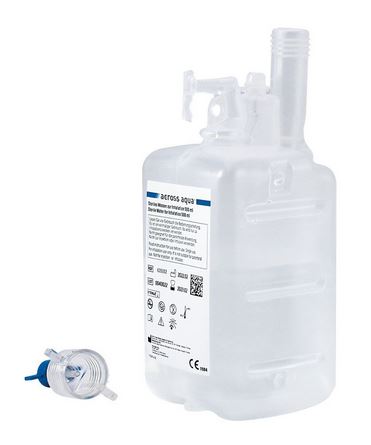 Across Aqua Sterilwasser 500 ml mit Befeuchteradapter (6er Pack) 