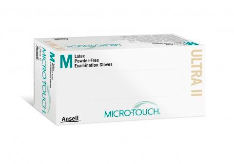 Ansell puderfreie Latex-Untersuchungshandschuhe Micro Touch Ultra II 