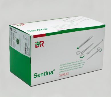 Sentina Splitterpinzette gerade 9 cm (Pck. 20 Stück) 