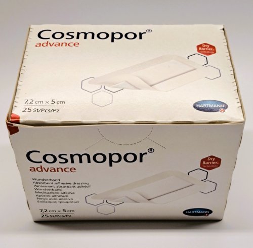 Cosmopor Advance steril, 7,2 x 5 cm  (Pck. 25 Stück) 