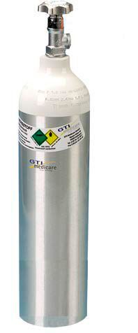 Sauerstoffflasche 2 l mit Druckminderer SET L medizinischer Sauerstoff  Notfall