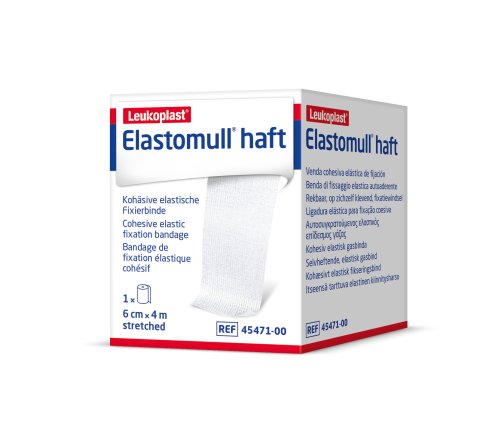 Elastomull haft Fixierbinde [6 cm x 4 m] 10 Rollen 